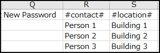 open the csv file and update part three