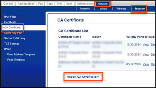 CA Certificate